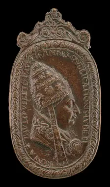Paul II (Pietro Barbo, 1417-1471), Pope 1464 [reverse], 1470. Creator: Unknown