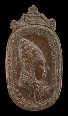 Paul II (Pietro Barbo, 1417-1471), Pope 1464 [reverse], 1470. Creator: Unknown