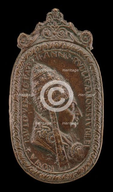 Paul II (Pietro Barbo, 1417-1471), Pope 1464 [reverse], 1470. Creator: Unknown.