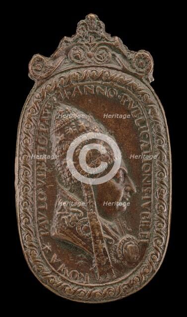 Paul II (Pietro Barbo, 1417-1471), Pope 1464 [reverse], 1470. Creator: Unknown.