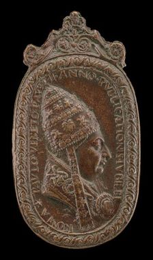 Paul II (Pietro Barbo, 1417-1471), Pope 1464 [reverse], 1470. Creator: Unknown