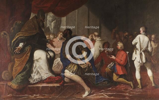 Paul III appoints his son Pier Luigi Duke of Parma and Piacenza, 1687. Creator: Ricci, Sebastiano (1659-1734).