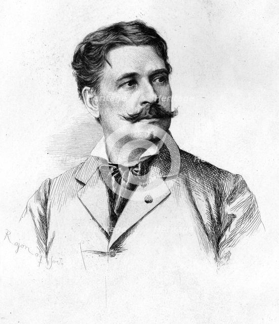 'Paul Jacques Aime Baudry', c1880-83. Creator: Paul Adolphe Rajon.