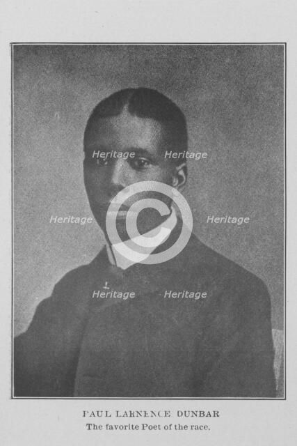 Paul Lawrence Dunbar; The favorite Poet of the race, 1907. Creator: Unknown.