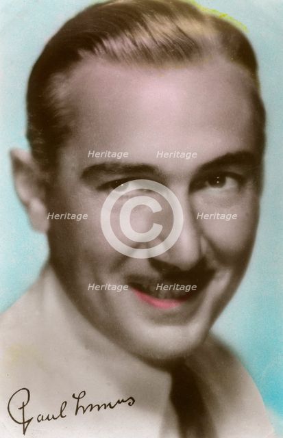 Paul Lukas (1895-1971), Hungarian actor, c1930s. Artist: Unknown