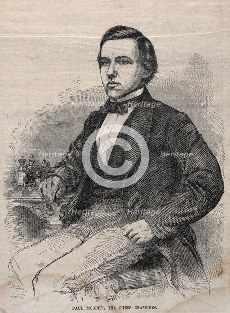Paul Morphy, The Chess Champion, 1859. Creator: Winslow Homer (American, 1836-1910).