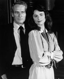 Paul Newman (1925- ), American actor, with Charlotte Rampling (1945- ), British actress, 1982. Creator: Unknown