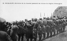 Paul Painlevé reviewing French Foreign Legion troops, Morocco, c1926