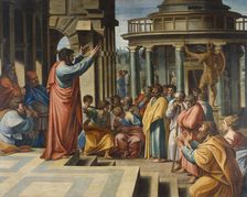 Paul preaching in the Areopagus, 1729-31. Creator: Sir James Thornhill