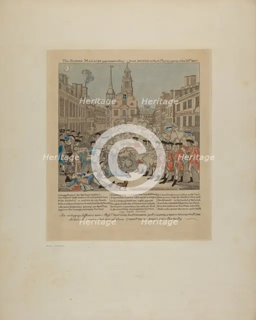 Paul Revere Print, 1940. Creator: Archie Thompson.