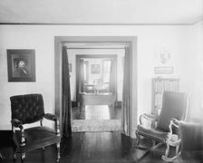 Paul Reynolds residence, interior, view through portieres, Scarsdale, N.Y., between 1900 and 1915. Creator: Unknown