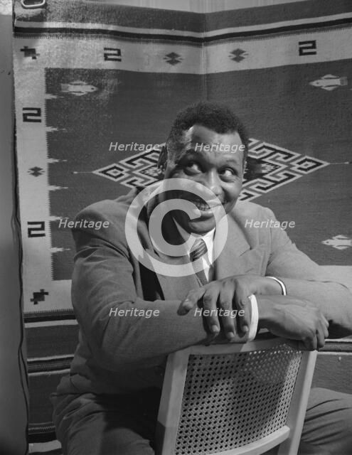 Paul Robeson, baritone, Washington, D.C, 1942. Creator: Gordon Parks.