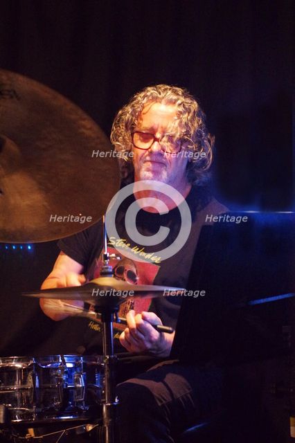 Paul Robinson, Rachel Sutton Quartet, Verdict Jazz Club, Brighton, East Sussex, 24 Sept 2022. Creator: Brian O'Connor.