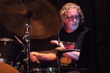 Paul Robinson, Rachel Sutton Quartet, Verdict Jazz Club, Brighton, East Sussex, 24 Sept 2022. Creator: Brian O'Connor