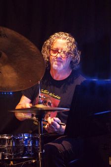 Paul Robinson, Rachel Sutton Quartet, Verdict Jazz Club, Brighton, East Sussex, 24 Sept 2022. Creator: Brian O'Connor