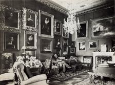 Paul Sinebrychoff (1859-1917) in his study, 1910s