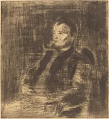 Paul Signac (Portrait de Paul Signac), c. 1890. Creator: Camille Pissarro