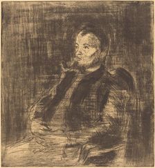 Paul Signac (Portrait de Paul Signac), c. 1890. Creator: Camille Pissarro