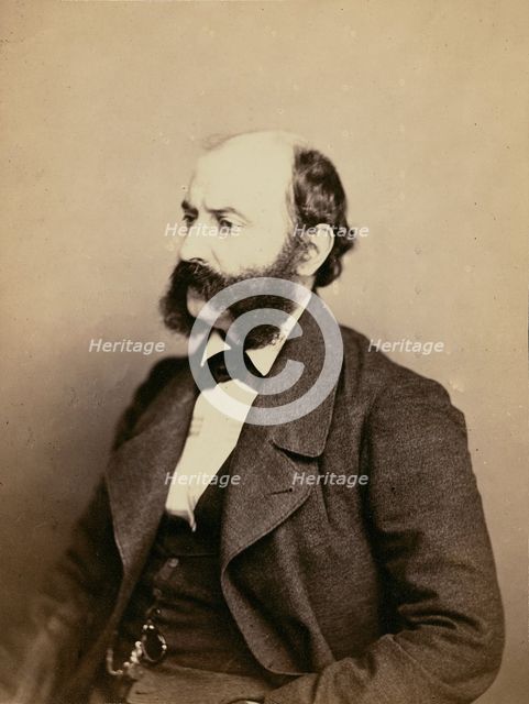 Paul Siraudin, vaudevilliste, 1861-1869. Creator: Nadar.