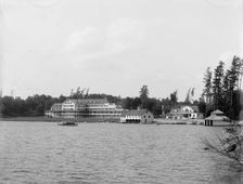 Paul Smith's from island, Lower St. Regis Lake, Adirondack Mtns., N.Y., between 1900 and 1910. Creator: Unknown