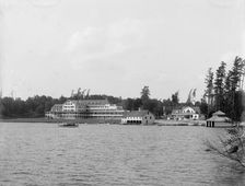 Paul Smith's from island, Lower St. Regis Lake, Adirondack Mtns., N.Y., between 1900 and 1910. Creator: Unknown