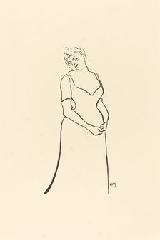 Paula Brebion?, 1893. Creator: Henri-Gabriel Ibels