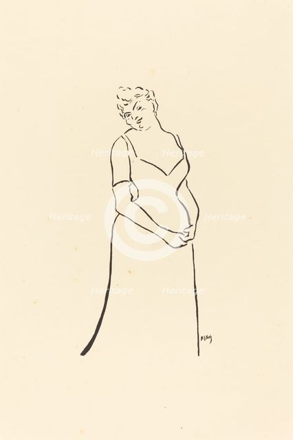 Paula Brebion?, 1893. Creator: Henri-Gabriel Ibels.