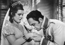 Paula Wessely and Willi Forst, Austrian film actors, 1934