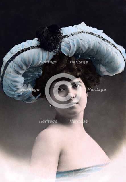 Paule Delys, theatre actress, 1904.Artist: Walery