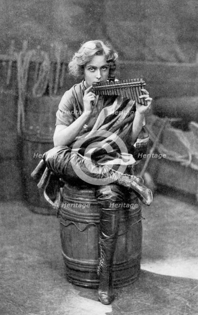 Pauline Chase as 'Peter Pan', 1908-1909.Artist: Alfred Ellis & Walery
