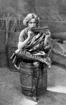 Pauline Chase as Peter Pan 1908-1909.Artist: Alfred Ellis & Walery