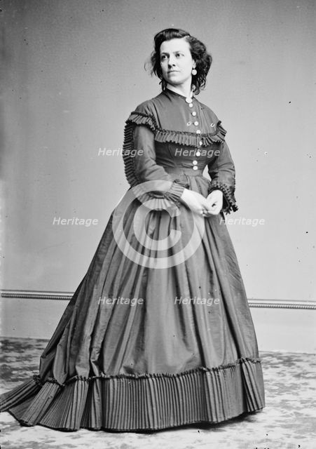 Pauline Cushman, between 1855 and 1865. Creator: Unknown.