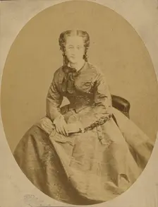 Pauline de Metternich nee Pauline Sander, about 1860. Creator: Alphonse J. Liébert