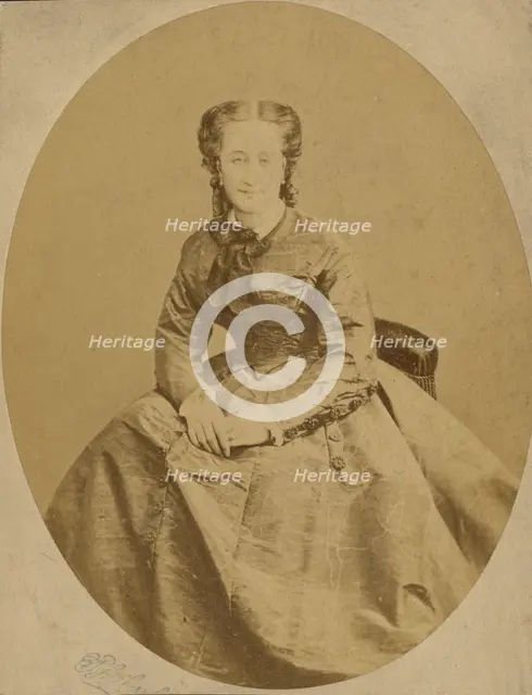 Pauline de Metternich nee Pauline Sander, about 1860. Creator: Alphonse J. Liébert.