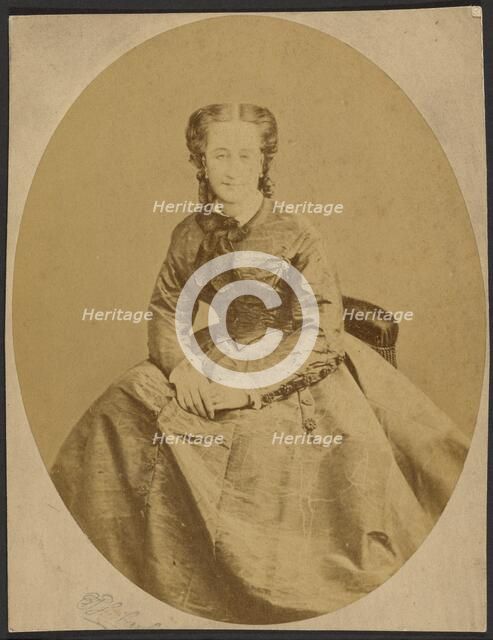 Pauline de Metternich nee Pauline Sander, about 1860. Creator: Alphonse J. Liébert.