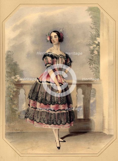 Pauline Duvernay (1813-1894) as Florinda in Le Diable Boîteux (The Lame Devil) by Casimir Gide, 1837