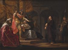 Paulus the Apostle defending himself at the Trial in Caesarea, 1648-1652. Creator: Nikolaus Knüpfer
