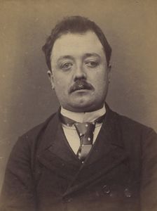Pausader. Jean, Ernest. 27 ans, né le 28/7/66 à Paris Xe. Publiciste. Anarchiste. 2/1/94., 1894. Creator: Alphonse Bertillon