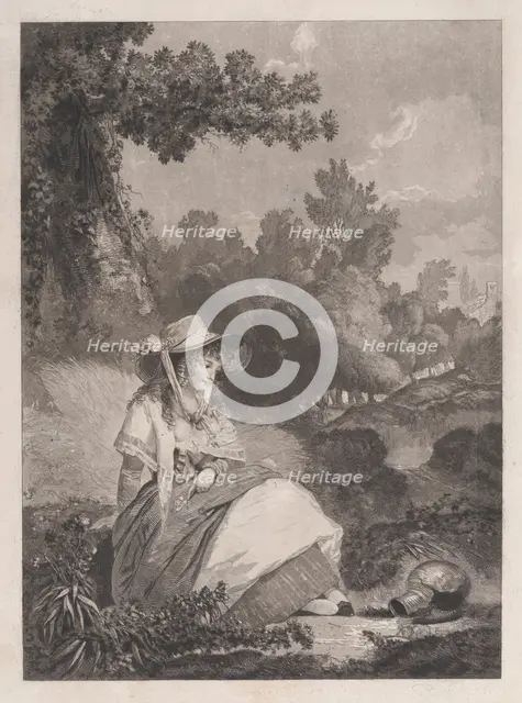 Pauvre Annette, 1795. Creator: Philibert Louis Debucourt.