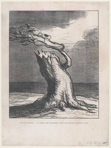 Pauvre France!, 1871. Creator: Honore Daumier