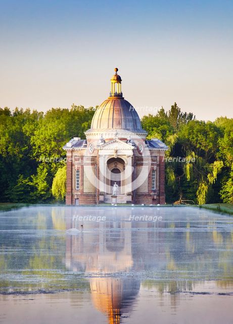 Pavilion and Long Water at Wrest Park Gardens, Silsoe, Berkshire, c2000-c2017. Artist: Matt Munro.