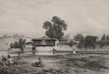 Pavilion at the Edge of a River. Creator: Alexandre-Gabriel Decamps (French, 1803-1860)
