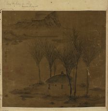 Pavilion in a grove by the water, Ming dynasty, 17th century. Creator: Unknown
