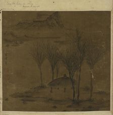 Pavilion in a grove by the water, Ming dynasty, 17th century. Creator: Unknown