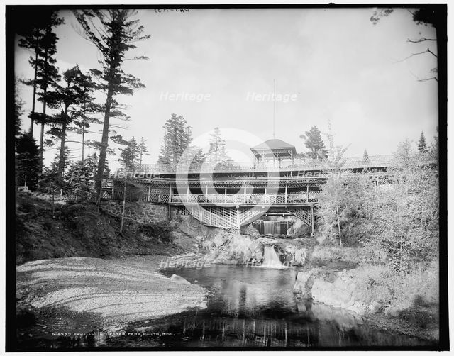 Pavilion in Lester Park, Duluth, Minn., c1902. Creator: William H. Jackson.