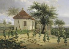 Pavilion on Dr. Körner’s vineyard near Loschwitz, 1828. Creator: Traugott Faber