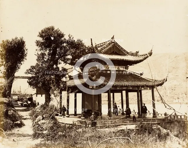 Pavilion on Water, S. China, 1860. Creator: Felice Beato.