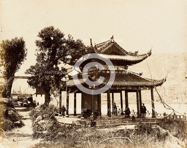 Pavilion on Water, S. China, 1860. Creator: Felice Beato.