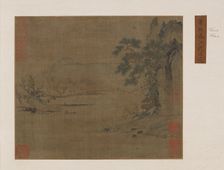 Pavilion on the spring river, Ming or Qing dynasty, 16th-19th century. Creator: Unknown