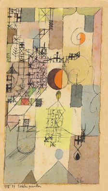 Pavilion of Numbers, 1918. Creator: Klee, Paul (1879-1940)